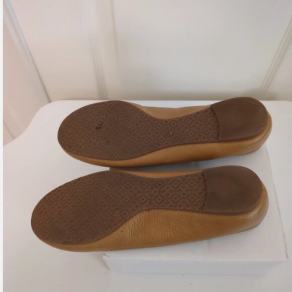Tory Burch Women's Camel Leather Ballet Flats, Size 6.5, EUC - Picture 6 of 7